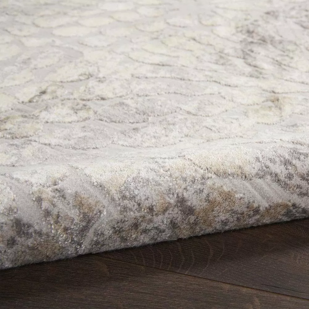 Silky Textures Rug Ivory